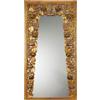 Specchiera Antica di Gusto Orientale Legno Dorato Italia XX Secolo