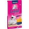 Vitakraft Cat Liquid Snack con Pollo + Taurina - Set %: 48 x 15 g