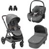 Maxi Cosi Trio Passeggino Oxford, Navicella Oria, Pebble 360 Pro Maxi Cosi Select Grey