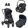 Maxi Cosi Trio Passeggino Oxford, Navicella Oria, Pebble 360 Pro Maxi Cosi Essential Graphite