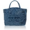 Chicca Borse - Handbag Borsa a Mano da Donna Realizzata in Vera Pelle Made in Italy - 35 x 28 x 11 Cm