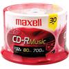 Maxell 625335 CDR-80 MUSIC GOLD CD Recordable Discs 32X 700MB 80 Min 30 Pack