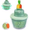 Eivdru Centrifuga per insalata elettrica 2 in 1, per insalata, per insalata, per insalata, per insalata, per la famiglia e la vita