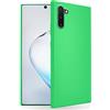 N NEWTOP Cover Compatibile per Samsung Galaxy Note 10, Custodia TPU SOFT Gel Silicone Ultra Slim Sottile Flessibile Case Posteriore Protettiva (Verde)