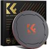 K&F Concept 2 in 1 Tappo Magnetico compatibile con Obiettivi e Filtro da 67 mm