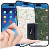 Winnes 4G Mini GPS Tracker Micro Spia Localizzatore Portatile GPS APP Senza Abbonamento Supporto iOS&Android IP65 Magnetico Forte Anti-smarrimento per Auto,Bambini,Anziani,Valigia,Borse,Chiavi