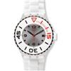 Swatch / Originals Scuba / Blanca / orologio unisex / quadrante argentato / cassa plastica / cinturino silicone - SUUK401
