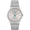 Swatch / New Gent / Metaline / orologio unisex / quadrante grigio / cassa plastica / cinturino silicone - SUOM114
