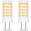 BROLSKUN GY6.35 LED di ricambio 12 V, GY6.35, alogena, 40 W, 50 W, attacco bipino, 4 W, a basso voltaggio, piccola lampadina G6.35, non dimmerabile, confezione da 2