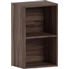 Vida Designs Oxford, Libreria a cubi a 2 Ripiani, in Legno, per esporre e conservare, per Ufficio e Soggiorno, Noce