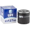 UFI Filters, Filtro Olio per Ricambio ‎23.127.00, Adatto a Auto, Applicabile su Diversi Modelli BobCat, Dodge, Fiat, Lancia, Nissan, Toyota, Volkswagen, Mustang, Maybach, Lamborghini, Jeep, Ford