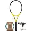 Wilson Racchetta Tennis Wilson Minions Clash 100 V2.0 - yellow/black + corda + servizio di racchetta