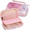 FINTIE Custodia Case per Nintendo 2DS XL / 3DS LL - Custodia Protettiva da Viaggio Borsa con Slots e Tasca Interna per Console Nintendo 2DS XL / 3DS / XL/ LL, Glorious Marble