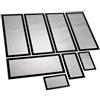 DEMCiflex Filtro antipolvere Demciflex Set per Lian Li PC-O11 Air Nero