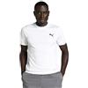 PUMA Train all Day Tee, Maglietta da Calcio, White, XL
