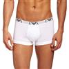 Emporio Armani Uomo 2-pack-Boxer Essential Monogram Boxer, Bianco, XXL