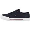 Tommy Hilfiger Sneakers Vulcanizzate Uomo Scarpe, Blu (Desert Sky), 40 EU