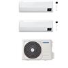 Samsung Climatizzatore Dual Split Windfree Elite 12+12 con AJ052TXJ3KG/EU Inverter R-32 Wi-Fi Classe A+++ ,