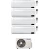 SAMSUNG WINDFREE AVANT CONDIZIONATORE QUADRI SPLIT R-32 7000+9000+9000+18000 BTU INVERTER WIFI AJ080TXJ4KG A++