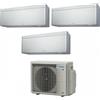 Daikin FTXA25CS FTXA25CS FTXA35CS 3MXM52A Climatizzatore Trial Split Serie STYLISH Silver/Argento WiFi BTU 9+9+12 R-32