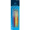 Schneider ICY Colours K20 Penna a sfera, punta M, inchiostro blu, confezione da 4 pastelli, colori assortiti