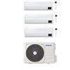 Samsung Climatizzatore Trial Split Windfree Elite 7+7+12 con AJ068TXJ3KG/EU Inverter R-32 Wi-Fi Classe A+++ ,