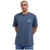 Lee Logo Loose Tee T-Shirt, Blu, S Uomo
