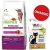 Trainer Natural per Gatto Adult Sterilised con Prosciutto Crudo da 10 Kg + OMAGGIO SABBIA