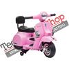 Vespa Moto Scooter Elettrico per Bambini Piaggio Mini Vespa Small PX 6V Mp3 Schienale