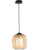 Ondaluce Lampada sospensione D22 cm - vetro soffiato Ambra BONNIE MOD2