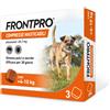 Frontline Frontpro Compresse Masticabili per Cani - Confezione da 3 compresse - cani da 10 a 25 kg