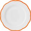 BITOSSI HOME VASSOIO ROTONDO 32 CM, PETALO ARANCIO RUGGINE