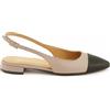 Vegan Shoes Italy VSI MABI ballerine vegan bicolor rosa nere slingback eleganti Made in Italy
