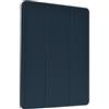 Devia Cover iPad Pro 12.9 2021 in pelle con supporto pencil Blu
