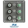 Osculati PANNELLO ELETTRICO ELITE 3 INTERRUTTORI - BARCA GOMMONE NAUTICA - OSCULATI