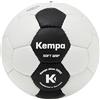 Kempa Soft Grip Black & White palla per allenamento e metodologia per bambini - morbida e leggera pressione - aiuta i bambini a imparare la giusta tecnica di lancio - nero/bianco