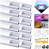 Chesbung 12 Pack Led Alluminio Canale per Strisce LED, 1meter / 3.3ft Forma V Led Alluminio Profilo Led Trunking, Profilo LED Striscia Diffusori, Profilo Led In Alluminio Con Copertura Bianca Lattea