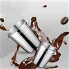 mumisuto Portafiltro per Caffè Tazza Dosatrice, Acciaio Inox Manico per Macchina da Caffè Tazza Dosatrice Tazza Dosatore per caffè in polvere Parte per Mangime in Polvere (Argento, 58mm)