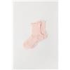 Calzedonia Calze Corte A Costine Da Bambina Rosa Chiaro