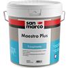 San Marco MAESTRO PLUS Pittura traspirante a base acqua per interni, elevata resa, alta copertura; ideale per applicazioni a rullo. | San Marco