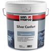 San Marco SILVERCONFORT Pittura lavabile, igienizzante e antimuffa, a base di ioni d'argento, previene la proliferazione del 99,9% dei batteri. | San Marco