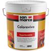 San Marco COLOREVIVO Pittura superlavabile; copre perfettamente pareti già colorate anche con tinte di colore intenso. | San Marco