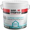 San Marco SUPERCONFORT Pittura antimuffa, anticondensa, termica, traspirante; con microsfere di vetro cave per pareti prive di condensa superficiale | San Marco