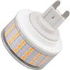 Shanrya Lampada Al Mais G9 da 10 W, Lampadina a LED G9 a Basso Consumo Energetico, Lunga Durata per l'illuminazione Domestica (Luce calda)