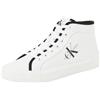 Calvin Klein Jeans Sneakers Donna Alte, Bianco (Bright White/Black), 39