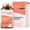 FERTILIUM Vitamine Donna Gravidanza + Donne Preconcepimento + Prenatale : Acido Folico + Inositolo + Q10 Più 12 Vitamine + 9 Minerali per Donna PregnaPlus : 60 Capsule (Senza conservanti)