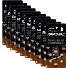 wns-emg-world Varta Rayovac Acoustic Special 312 - Batterie per apparecchio acustico, 1,4V, 180 mAh, 10 confezioni da 6 batterie