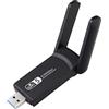 Irfora Adattatore WiFi USB wireless 1200 Mbps Lan USB Ethernet 2.4G 5G Dual Band WiFi Network Card Dongle WiFi