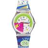 Active Act-014 Orologio da Polso al Quarzo, Analogico, Donna, Plastica, Blu/Verde