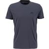 Alpha Industries T-Shirt con Stampa Posteriore per Uomo Greyblack/Black